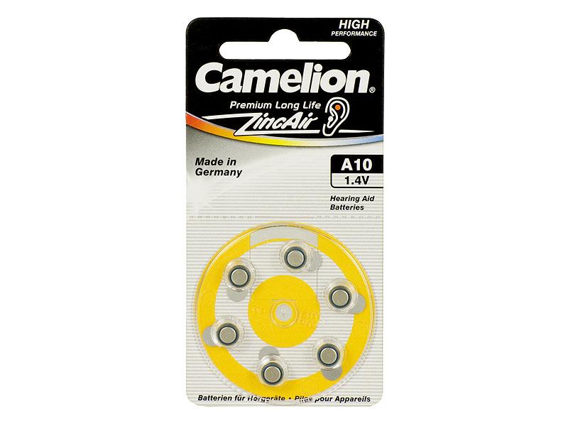 Camelion Kuulolaiteparistot, A10 Keltainen, PR70 1.4V, 6 kpl Camelion Kuulolaiteparistot, A10 Keltainen, PR70 1.4V, 6 kpl